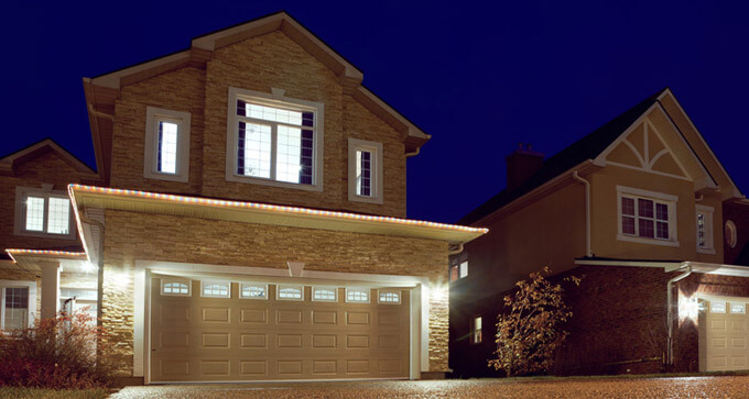 Home security lighting